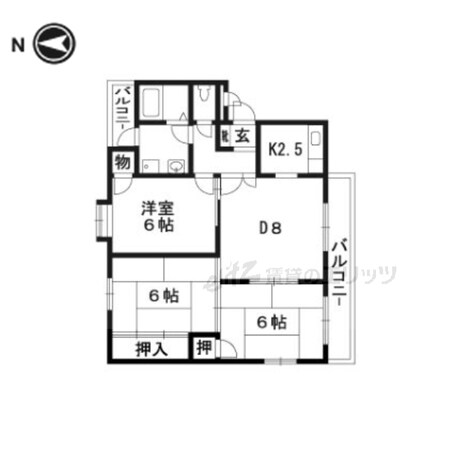 エスポアール前川の物件間取画像